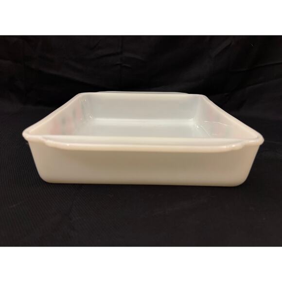 Anchor Hocking Fire King Peach Blossom Square Baking Dish Floral 8.5” x 8.5” - Picture 6 of 8